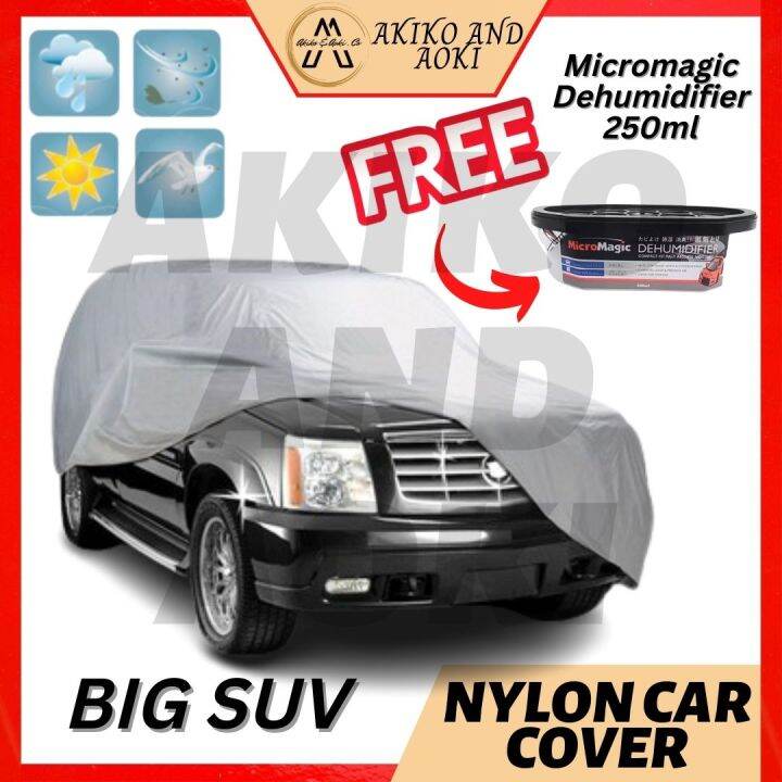 Car Cover for Big SUV with Micromagic Dehumidifier 250ml Waterproof