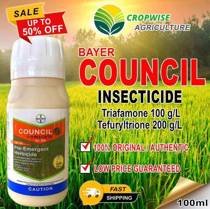 Bayer COUNCIL Complete SC300 Pre-Emergent Herbicide 100ml | Lazada PH