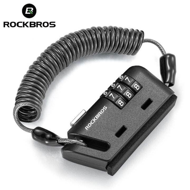 cw-rockbros-new-password-helmet-lock-3-digit-code-door-locker-motorcycle-anti-theft-cable-accessories