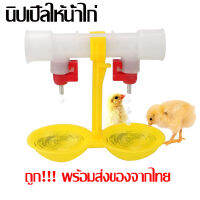 นิปเปิ้ลให้น้ำไก่ นิปเปิ้ลให้น้ำไก่อัตโนมัติ หัวสวิง 360 องศา ต่อท่อ 6 หุน