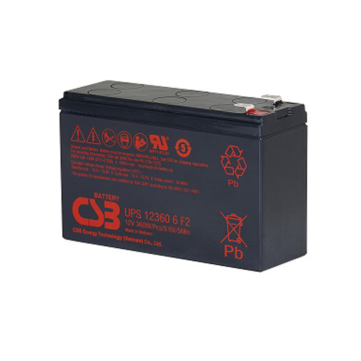 csb-battery-ups123606-12v-60w-แบตเตอรี่-agm-สำหรับ-ups-และใช้งานทั่วไป-ของแท้-รับประกันสินค้า-2-ปี