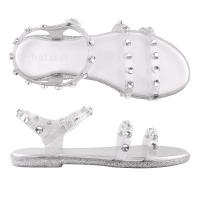 Holster Sassy Clear Glitter HST316CG รองเท้าส้นแบนแบบรัดส้น