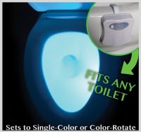 16 Color Body Sensing Automatic Led Motion Sensor Night Lamp Toilet Bowl Bathroom Light Waterproof Backlight For Wc Toilet Light