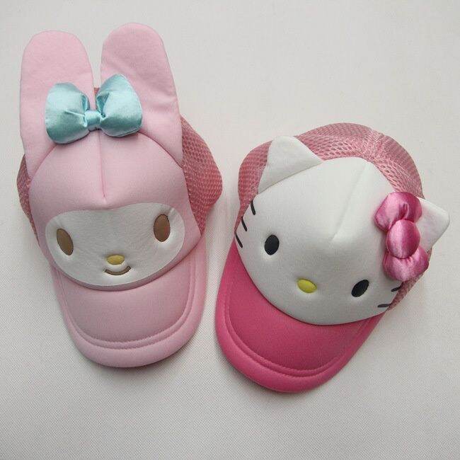 sanrio-ns3-หมวกบังแดด-ลายการ์ตูนกระต่าย-hello-kitty-น่ารัก-สไตล์ญี่ปุ่น-สําหรับเด็ก