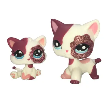 LPS CAT Littlest pet shop bobble head toys stands short hair kitty dog  dachshund collie spaniel