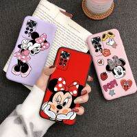 【CC】 Para redmi nota 11s 4g capa pro plus 5g caso mickey mouse minne tpu dos desenhos animados funda macio para