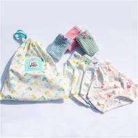 [COD] French single week childrens underwear printed bird thread baby seven / bag