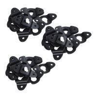 30PCS Audio Speaker Wall Mounted Iron Hanger Plate Black 4.8cm Long