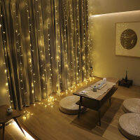 3x 13x 23x 36X3M LED Icicle Curtain String ไฟเชื่อมต่อ Christmas Fairy Light Garland งานแต่งงานสวนไฟตกแต่ง