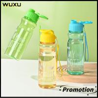 WUXU 650ML กิจกรรมกลางแจ้งกลางแจ้ง หลายสี กีฬากีฬากีฬา จุได้มาก พลาสติกทำจากพลาสติก ขวดน้ำน้ำ ถ้วยน้ำน้ำ