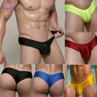 คนรักการ®Man S Low Waist Leakage Hip U Convex Design Underwear Men Briefs Sexy Thongs