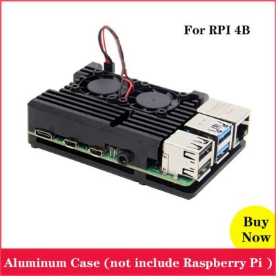 【✆New✆】 fuchijin77 เคสอลูมิเนียมราสเบอร์รี่ Pi แบบพาสซีฟ Allory สำหรับ Raspberry Pi 4กล่องครอบโลหะสำหรับ Raspberry Pi 3 Model B 3b B