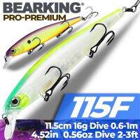 【cw】 Bearking 11.5cm 16g hot professional quality lurewobblers minnow crank bait excellent painting free shipping ！