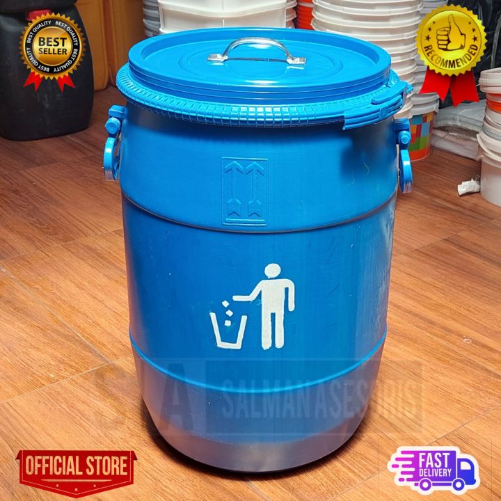 Tong Drum Tempat Sampah Plastik 50 Liter Tandon Tangki Toren Air Lazada Indonesia 7729