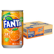 Thùng 30 lon Nước Giải Khát Có Ga Fanta Mini Vị Cam 160ml