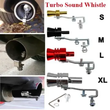 Car Exhaust Pipe Oversized Roar Maker Vehicle Tunning Refit Turbo Sound  Muffler Whistle Sounder for Automotives Motorcycle