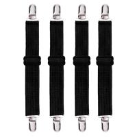 4Pcs Bed Sheet Holder, Adjustable Sheet Fasteners Grippers Suspenders