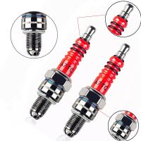 10mm Motorcycle Spark Plug CR7HSA ATRTC 3-Electrode For GY6 G6125 Engine Scooter Spark Plug Tools Motorcycle PartsTH