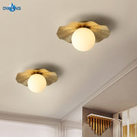 Ceiling Led Lighting Lamp Home Decoration Modern Indoor Living Room Bedroom Corridor Cloakroom Of Nordic Europe Lotus Leaf Lamp