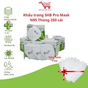 Khẩu trang SHB Pro Mask N95 Chính Hãng Đạt Chuẩn BYT kháng khuẩn lọc bụi