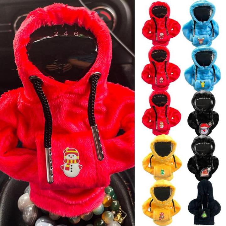 Car Shifter Hoodie Christmas-theme Hoodie Sweater for Car Shifter and Gear  Shift Knob Soft and Adjustable Shift Knob Cover Car Accessories for Women  Interior Automotive Accessories everywhere