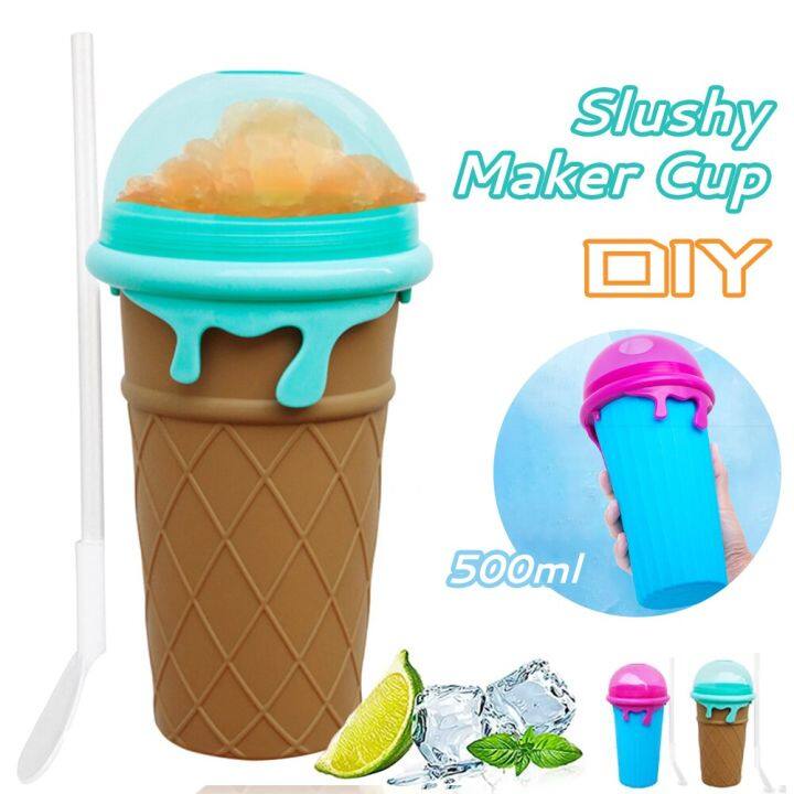 500ml Large Capacity Slushy Cup Summer Squeeze Homemade Juice