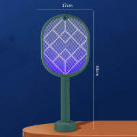 2 In 1ไม้กันยุง USB ชาร์จ Fly Zapper Swatter พร้อมโคมไฟสีม่วง Seduction Trap ฤดูร้อน Night Baby Sleep ป้องกันเครื่องมือ