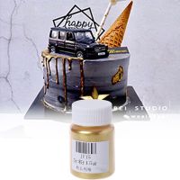 15g Edible Flash Glitter Golden Powder Decorating Food Cake Baking DIY Powder