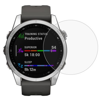 สำหรับ Garmin Fenix 7S สมาร์ทวอท์ชกระจกเทมเปอร์ป้องกันจอฟิล์ม