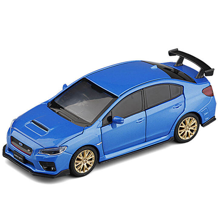 1-32-subaru-sti-wrx-2016-supercar-ล้อแม็ก-d-iecast-รถโมเดลขนาดเล็กรุ่นด้วยแสงรุ่นสำหรับเด็กรถ