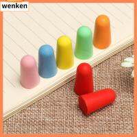 WENKEN 10 Pairs Random Color นอนหลับ ศึกษา สะท้อนกลับ อุปกรณ์ป้องกันการได้ยิน ป้องกันเสียงรบกวน ที่อุดหู เรียว โฟมโพลียูรีเทน ที่ปิดหูกันหนาว