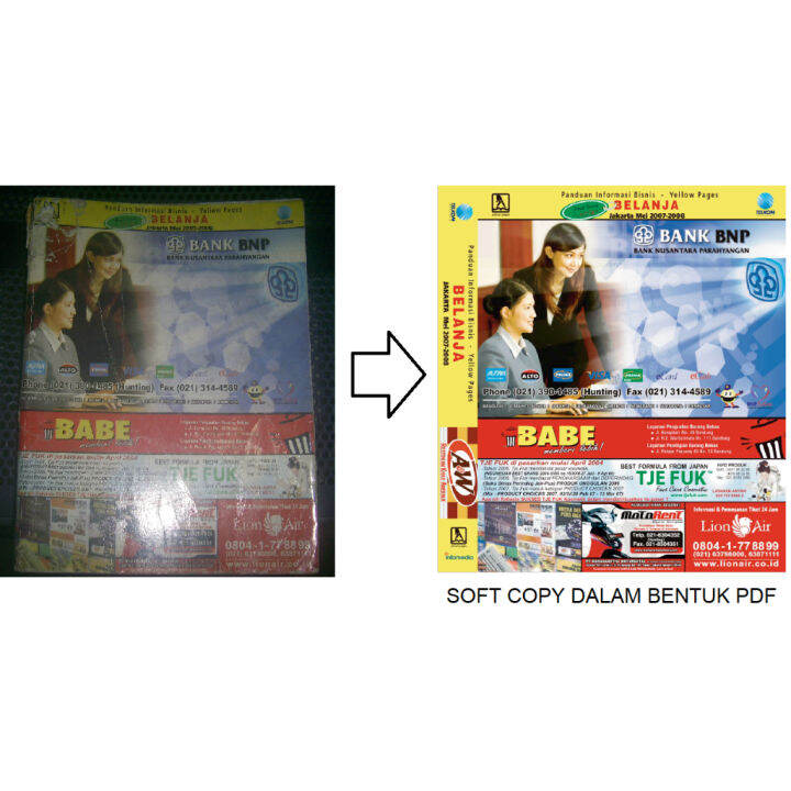 Buku Telepon Yellow Pages (file PDF, Soft Copy) JAKARTA, SURABAYA ...