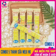 COMBO 5 Thanh Sữa Thanh Meiji 27g - Sữa Meiji Thanh Số 0