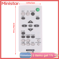 Ministar 1ชิ้นรีโมทคอนโทรลใช้ทั่วโลกเหมาะสำหรับ Sony เครื่องฉายข้อมูล RM-PJ7 VPL-EX100 EX120 EX145 EX175อะไหล่รีโมทคอนโทรล