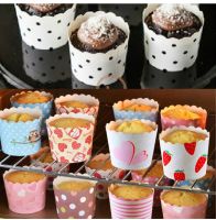 Baking Cups ถ้วยกระดาษมัฟ ถ้วยขนมคัพเค้ก 25 ชิ้น ถ้วยคัพเค้ก  ถ้วยใส่ขนมมัฟฟิน ถ้วยกระดาษอบ  ถ้วยกระดาษเล็กคละลาย