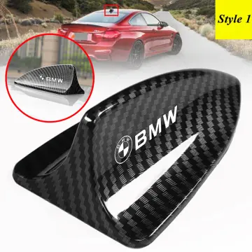 Red Carbon Fiber Shark Fin Antenna Cover Trim For BMW 3 Series 2023-2024