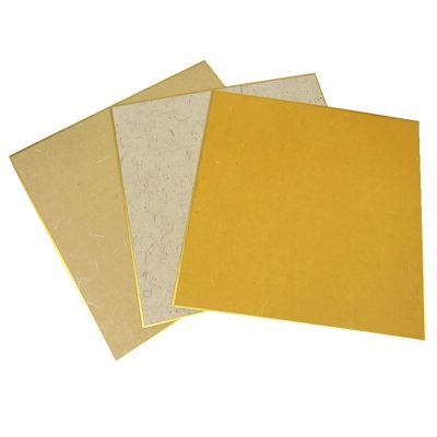 dfh❉✧❈  Chinese Yunlong Xuan Paper Card Half Ripe 6sheets Thicken Calligraphy Painting Mounting Cards Carta Di Riso