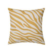 Nordic Square Decorative Sofa Cushion Cover 45x45cm Back Throw Pillow Case Cover Chair Car Bed Geometric Yellow Zebra Pattern