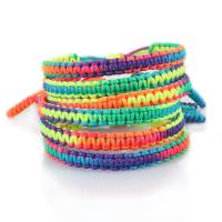 Colorful Rainbow Thread Buddhist Bracelets &amp; Bangles Women Men Love Lucky Braided Tibetan Bracelet Handmade Knot Jewelry pulsera Charms and Charm Brac