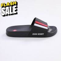 John Henry รองเท้าแตะผู้ชาย รุ่น JH S2FT0034-AC สีดำ #รองเท้าแตะเกาหลี  #รองเท้าแฟชันผช  #รองเท้าแตะใส่สบาย #รองเท้าแตะ