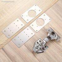 ﹉ 2 Pieces Cabinet Hinge Repair Plate with Hole Mounting Bracket for Fastening Wooden Sofa Table Chair Bed Shelf Furnitur