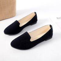 Large Size Women Loafers Oxford Shoes For Woman Flats Black Loafer Candy Color Ladies Shoes Spring Autumn Womens Casual Shoes