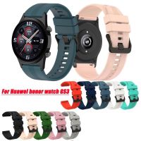 ❆ Quick Release สายนาฬิกาสำหรับ Huawei Honor Watch GS3 ซิลิโคนเปลี่ยนสาย 22MM GT2 สร้อยข้อมือ Universal Wrist Band อุปกรณ์เสริม