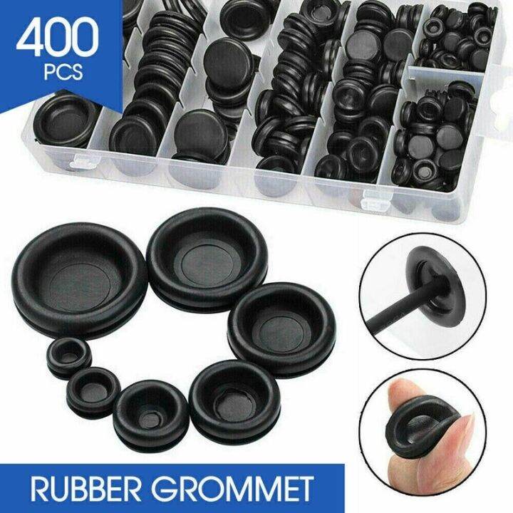 400pcs-single-side-guard-coil-rubber-grommets-blanking-open-closed-blind-grommet-set-in-assorted-sizes