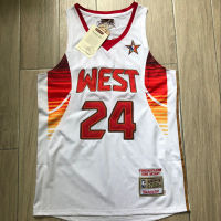 Ready Stock New Arrival Mens No.24 Kobee Bryantt Los Angeles Lakerss Mitchell Ness 2009 All-Star Hardwood Classics Swingman Jersey - White