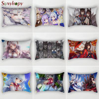 Custom Azur Lane Popular Hot Sale Pillowcase Zippered Pillow ​Bedroom Home Office Decorative Pillowcase 0804WJY