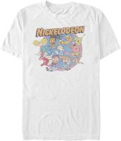 Nickelodeon Big &amp; Tall Gang Mens Tops Short Sleeve Tee Shirt