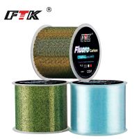 FTK 120m Invisible Fishing Line Speckle Fluorocarbon Coating Fishing Line 0.20mm-0.50mm 4.13LB-34.32LB Super Strong Spotted Line Fishing Lines