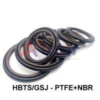 №✹┇ HBTS 4X2.2/5X2.2/6X2.2/7X2.2/8X2.2/10X2.2/14X2.2/15X2.2/16X2.2 Rod seal GSJ PTFE Bronze/NBR oring Rotary compact STD rod ring