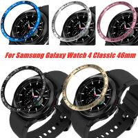 For Samsung Galaxy Watch 4 Classic 46mm Bezel Ring Stainless Steel Frame Protective Cover for Galaxy Watch4 Classic 42mm Case Cases Cases